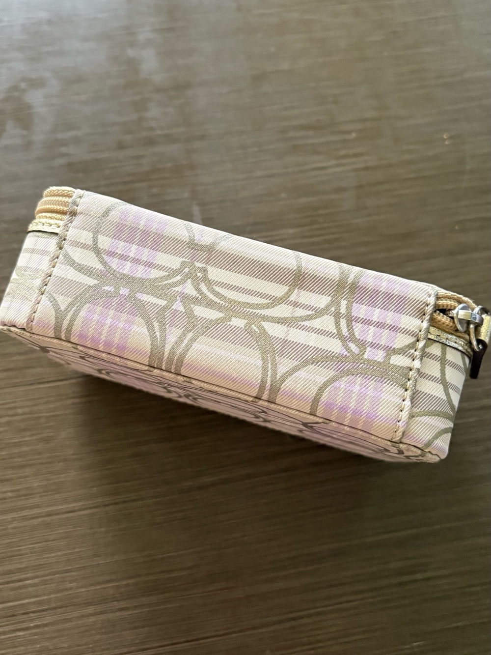 COACH Lavender Madras Plaid Jewelry Box, NWT - Picture 11 of 12